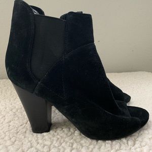 Guess open toe booties